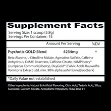 Cargar imagen en el visor de la galería, Psychotic Gold Insane Labz informacion