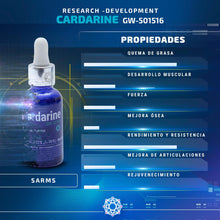 Cargar imagen en el visor de la galería, Propiedades Sarms Cardarine Syner lab
