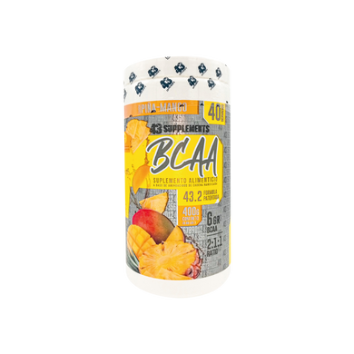 Bcaa 400 gr mango y pina 43 supplements