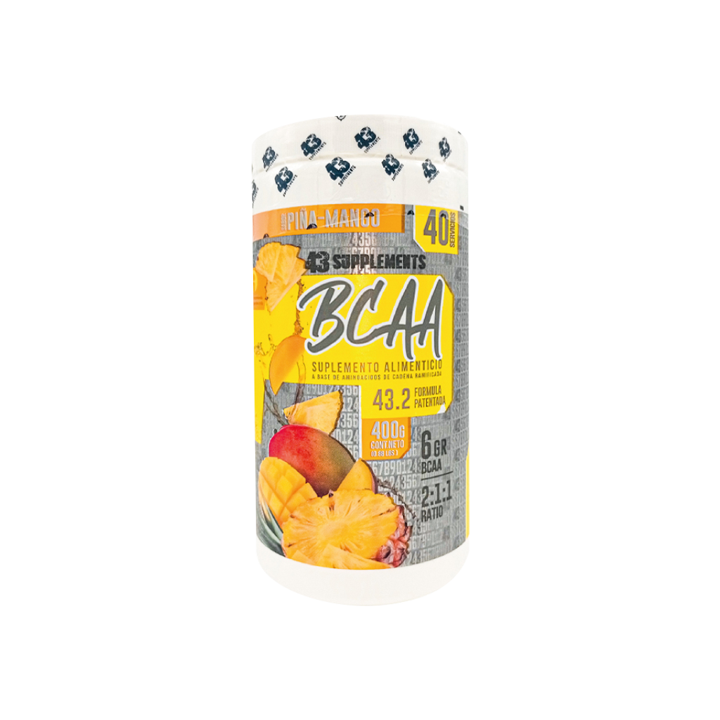Bcaa 400 gr mango y pina 43 supplements