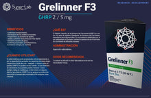 Load image into Gallery viewer, Propiedades Grelinner F3 GHRP-2 peptido antienvejecimiento
