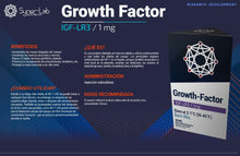 Load image into Gallery viewer, Ficha Tecnica Growth Factor Synerlab peptidos
