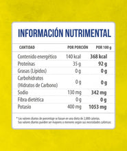 Load image into Gallery viewer, información nutrimental  whey cero carbohidratos

